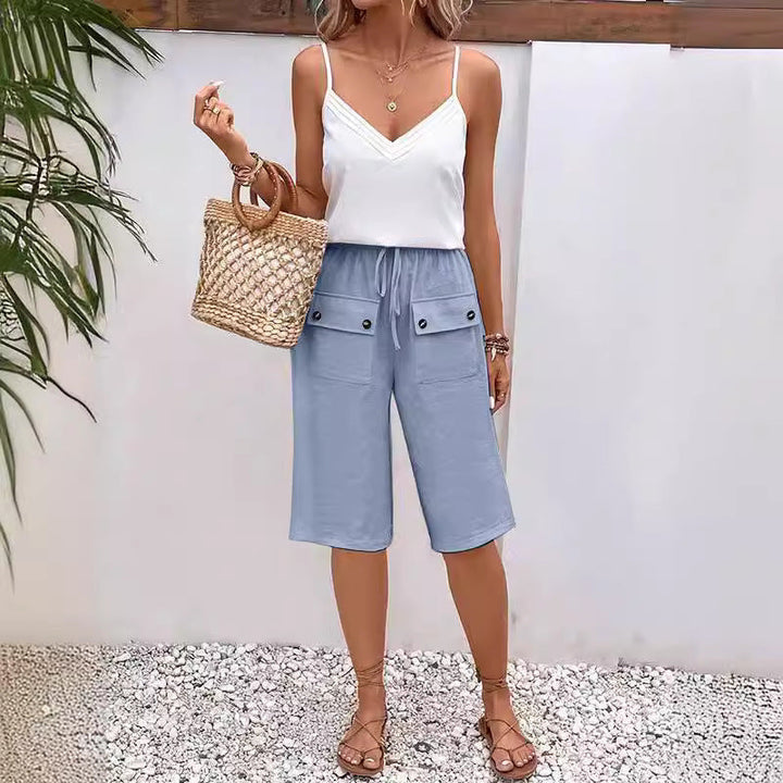 Noria™ - Pocket Button Shorts