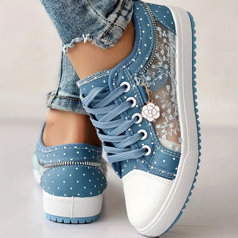 Ivy™ | Women’s Stylish Lace-Up Sneakers