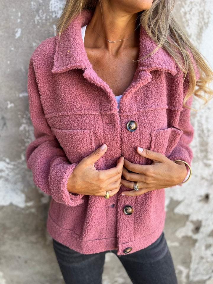 Aluna – Women's Effortless Chic Lapel Cropped Jacket