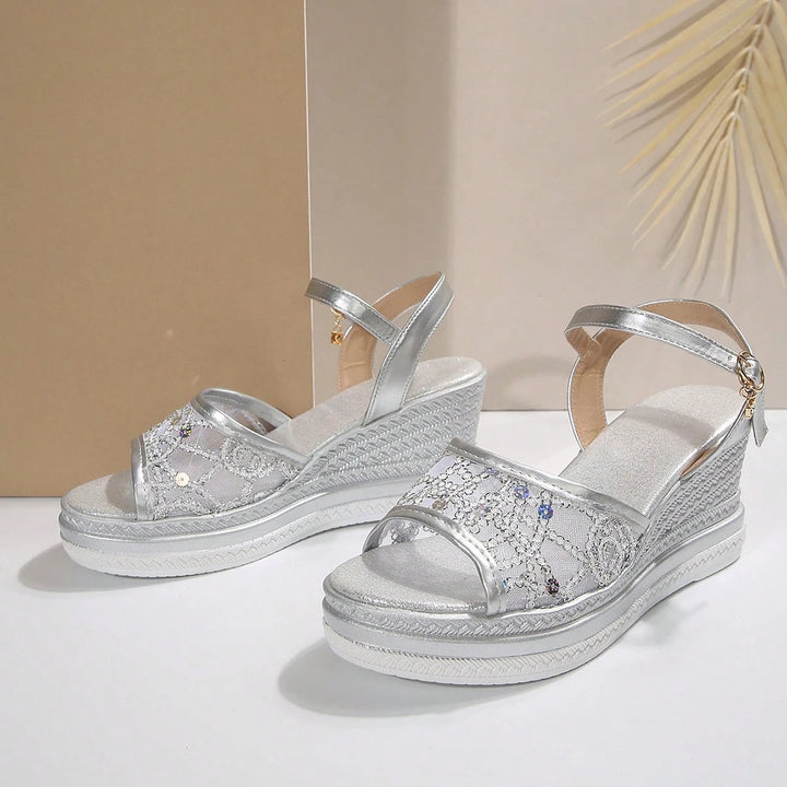 Cara - Regular Wedge Chunky Sandals