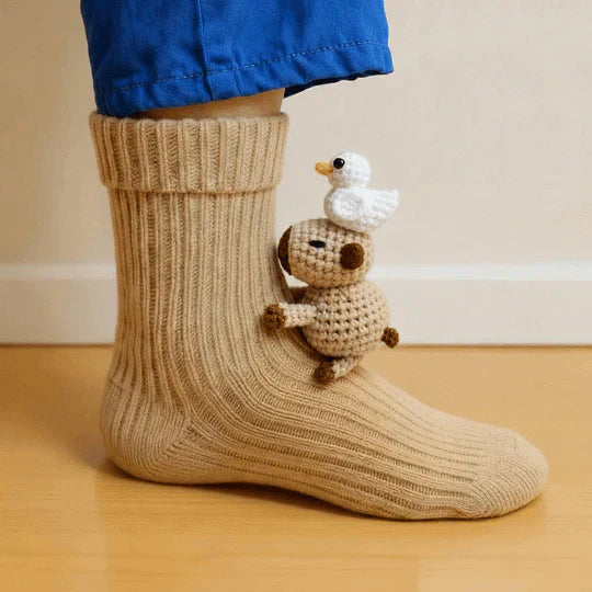 Adorable Animal Hug Socks