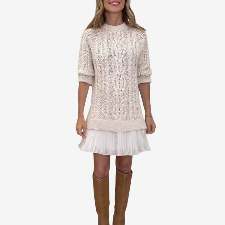 Freya™ - Knitted sweater dress