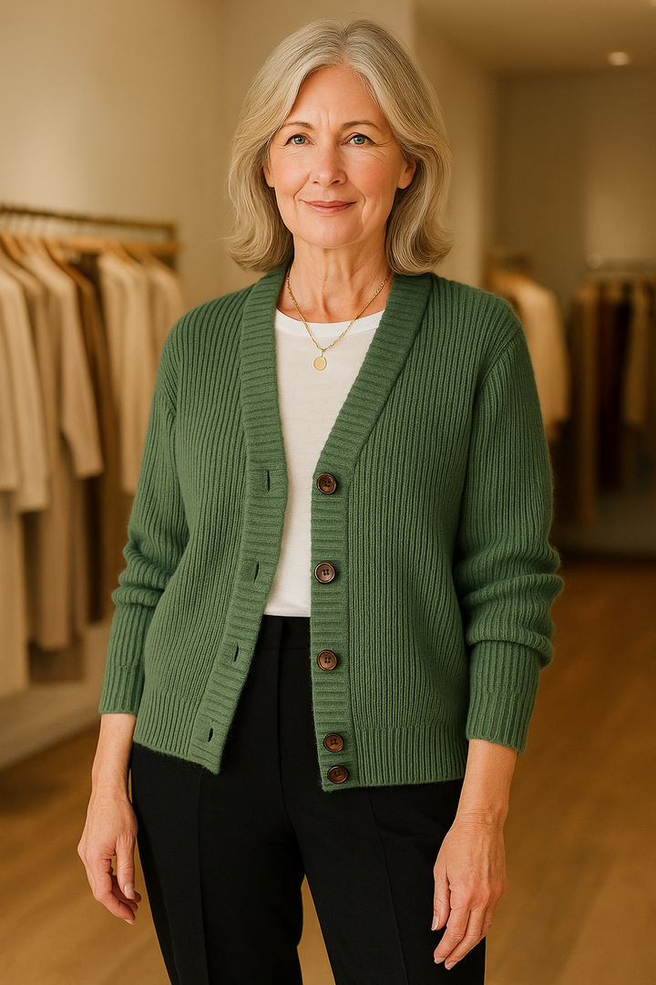 Ivana | Cozy Knit Button Cardigan