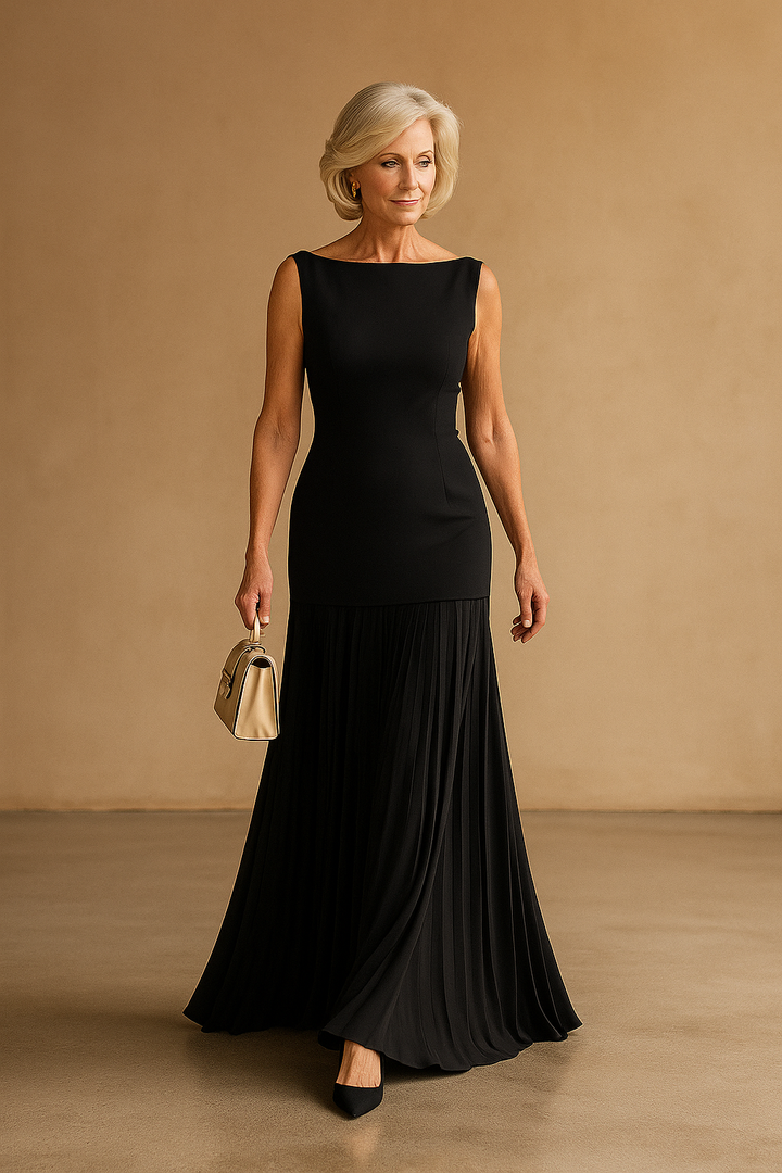 Serena | Pleated Maxi Dress