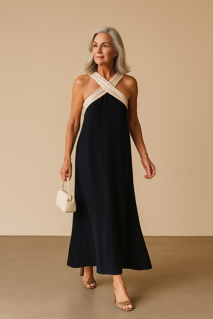 Orella | Cross-Neck Dress
