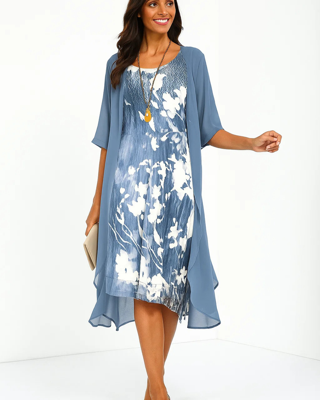 Joesphine™-Flowy Summer Dress with Elastic Waist