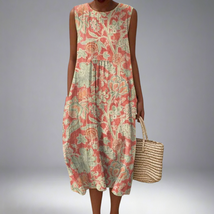 Vienna-Vintage Floral Dress