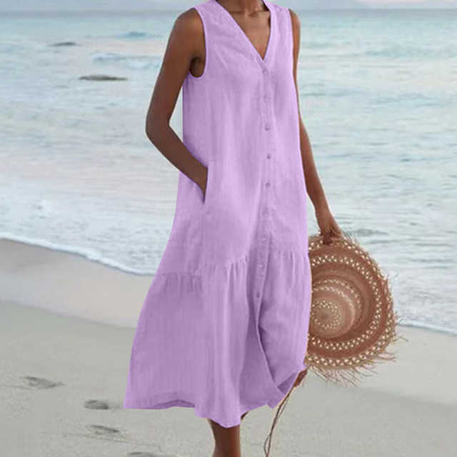 LISSA – SUMMER V-NECK DRESS