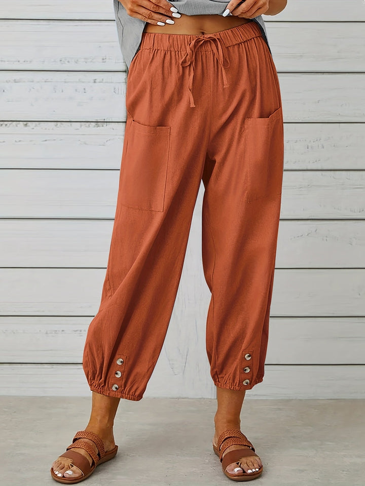Wide Leg Capri Pants