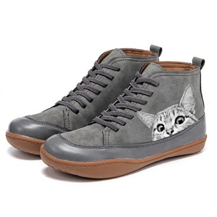 Elena | Leather Boots for Cat Lovers
