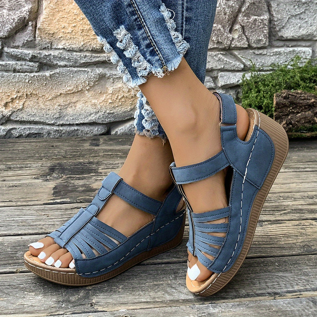 Amelia™ - Comfy Wedge Sandals
