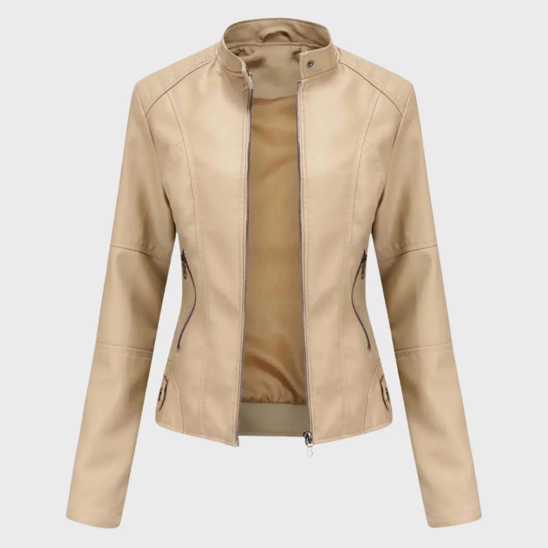 Romina | Casual Leather Jacket