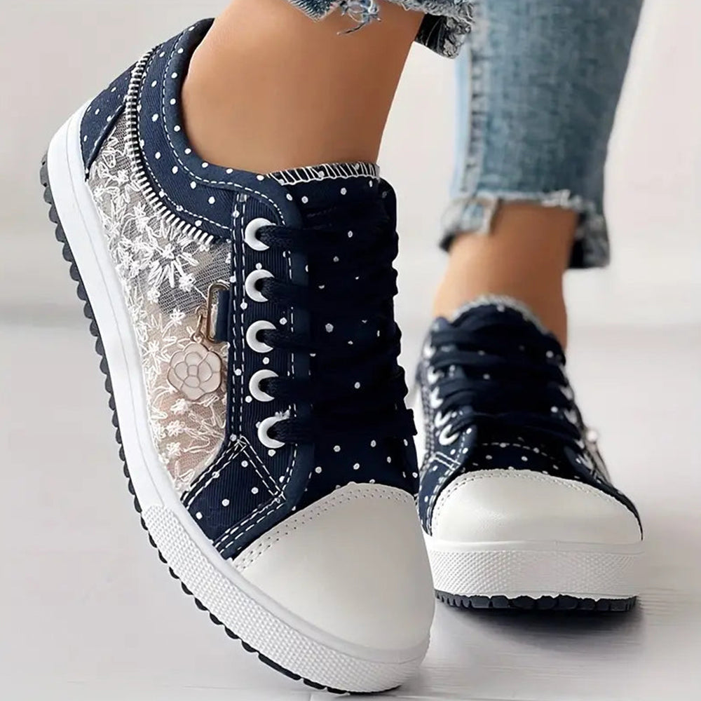 Ivy™ | Women’s Stylish Lace-Up Sneakers