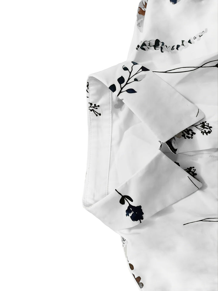 Ellis™ Elegant Floral Print Blouse Dress