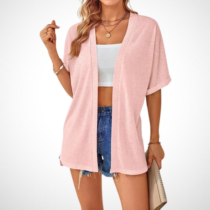 Julie™ - Stylish Flowy Short Sleeve Cardigan