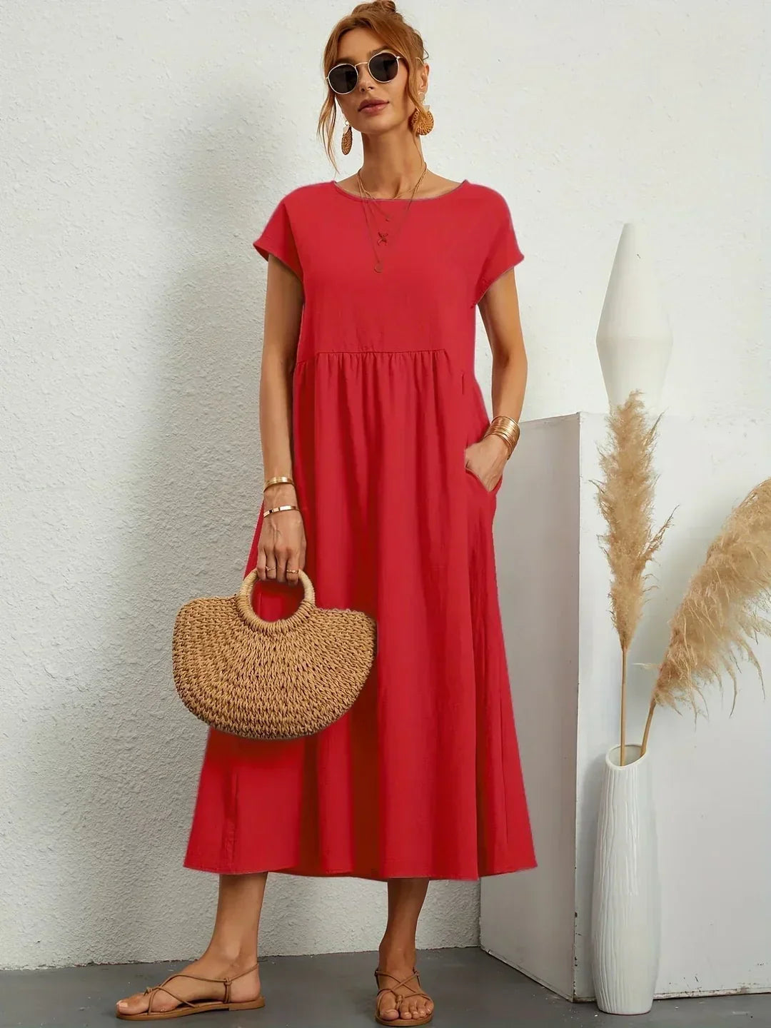 Cindy™ - Casual Midi Dress