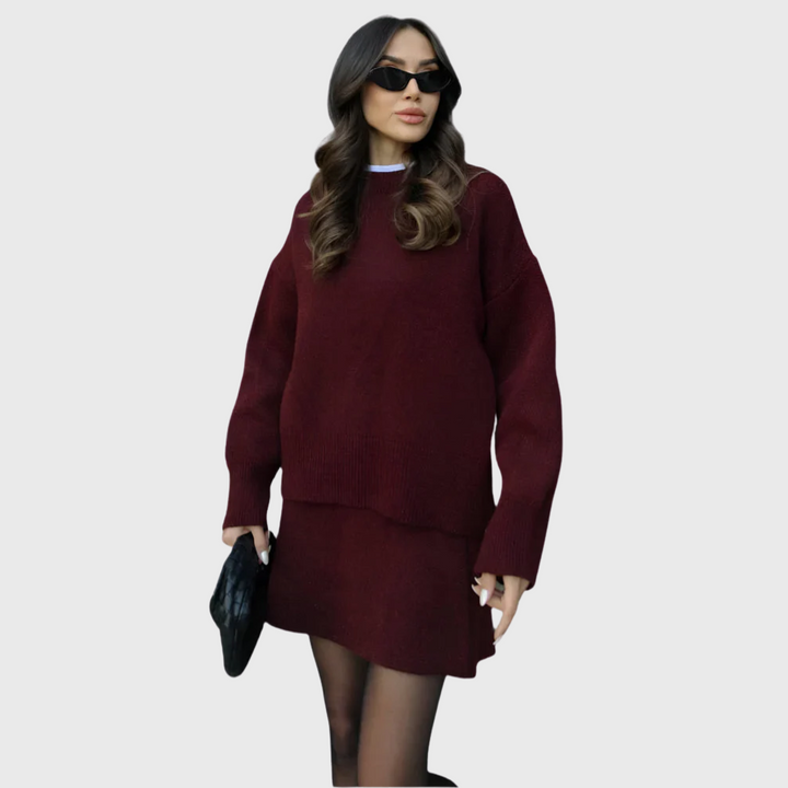 Cleo-Cozy Knit Set