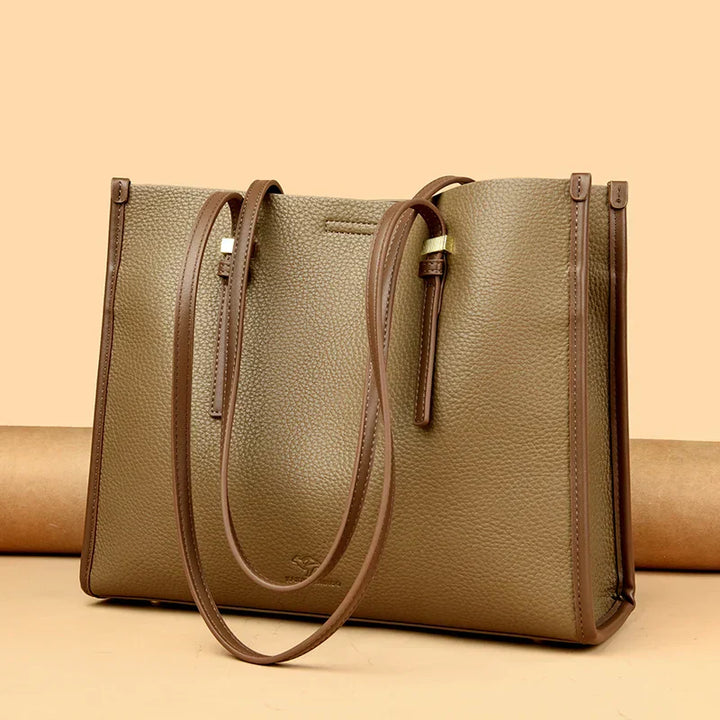 LIVA | SPACIOUS LEATHER-LOOK BAG