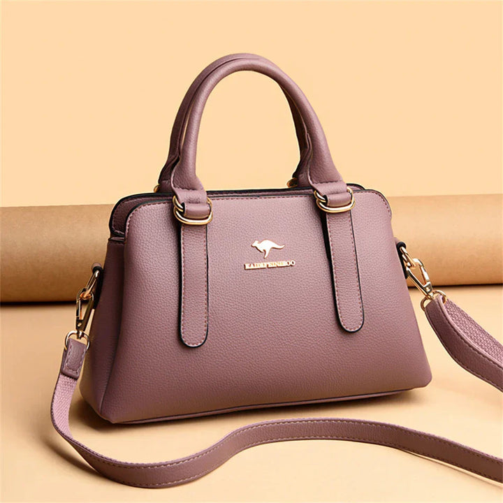 MARIA | BURGUNDY HANDBAG