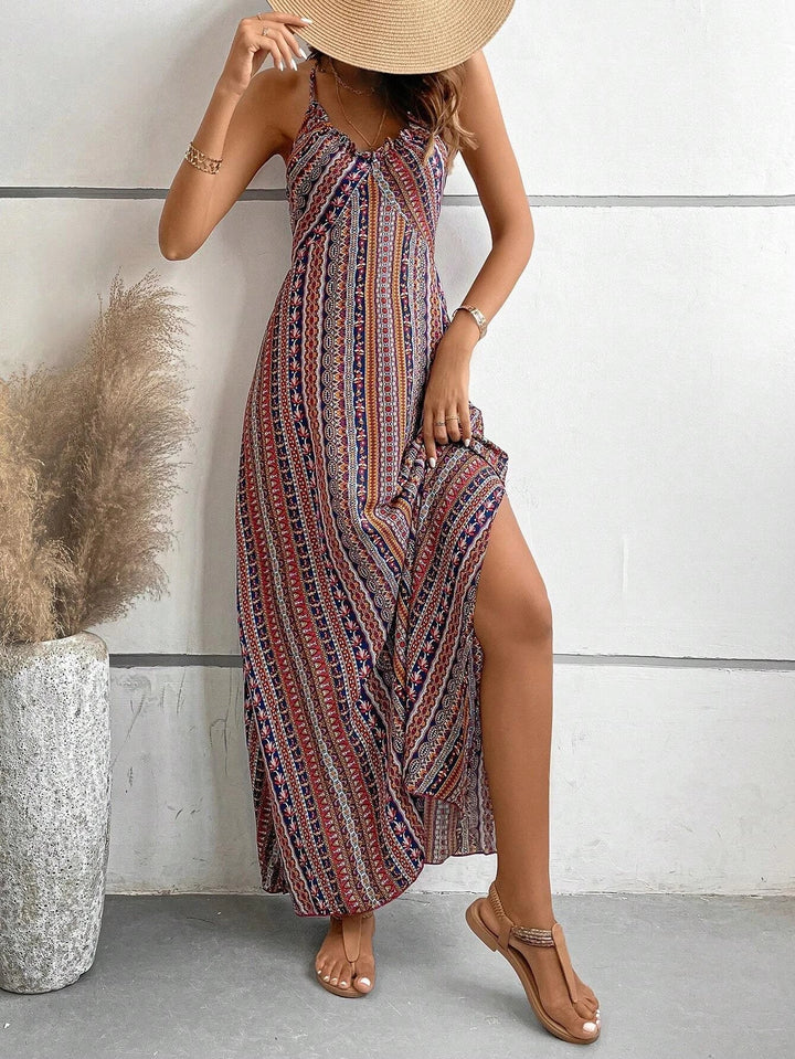 Hanna™ - Ethnic Backless Dress