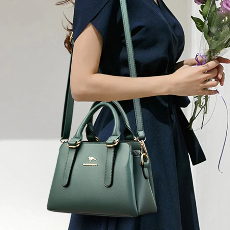 MARIA | BURGUNDY HANDBAG