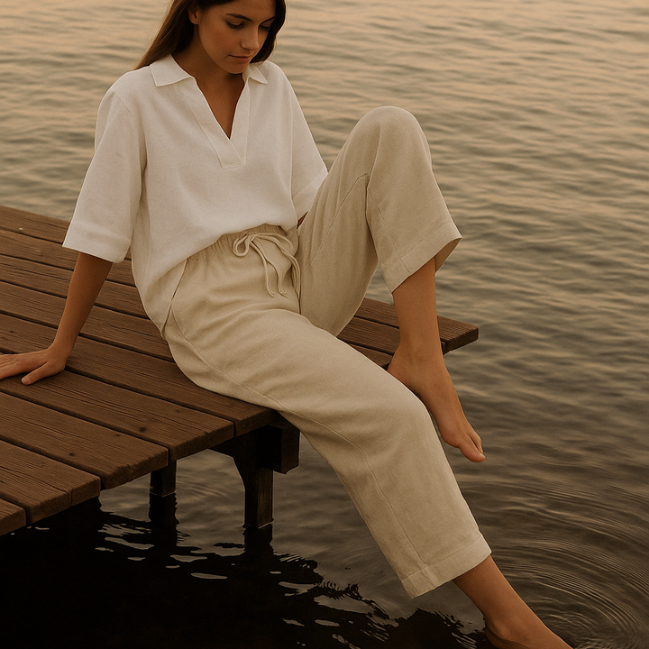 Eloise | Summer Linen Trousers