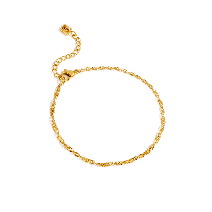 Twisted Chain Bracelet (Gold)