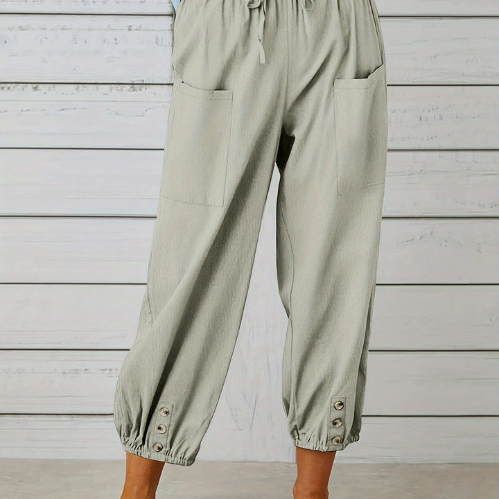 Wide Leg Capri Pants