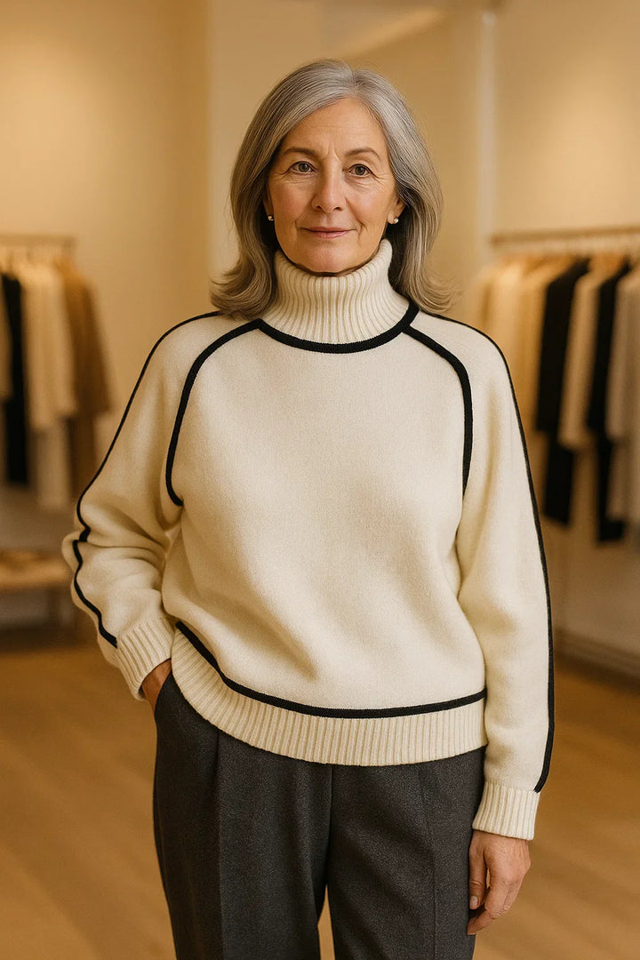 MIRABELLA™ - COUTURE TURTLENECK JUMPER