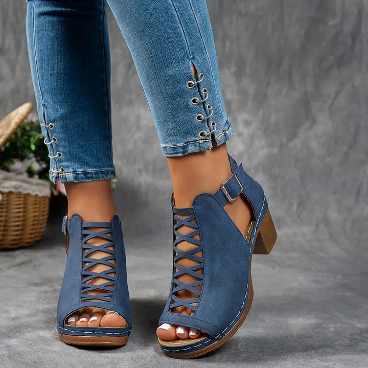 Aubrey™ - Elegant Wedge Sandals