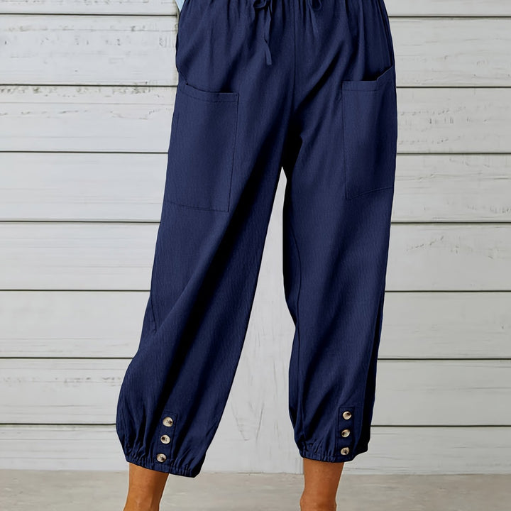 Wide Leg Capri Pants