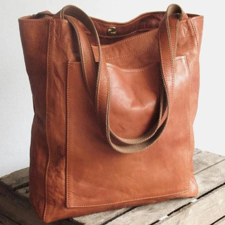 Ella™ - Classic Leather Tote