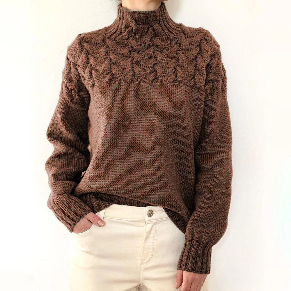 Elena – Warm Knitted Turtleneck