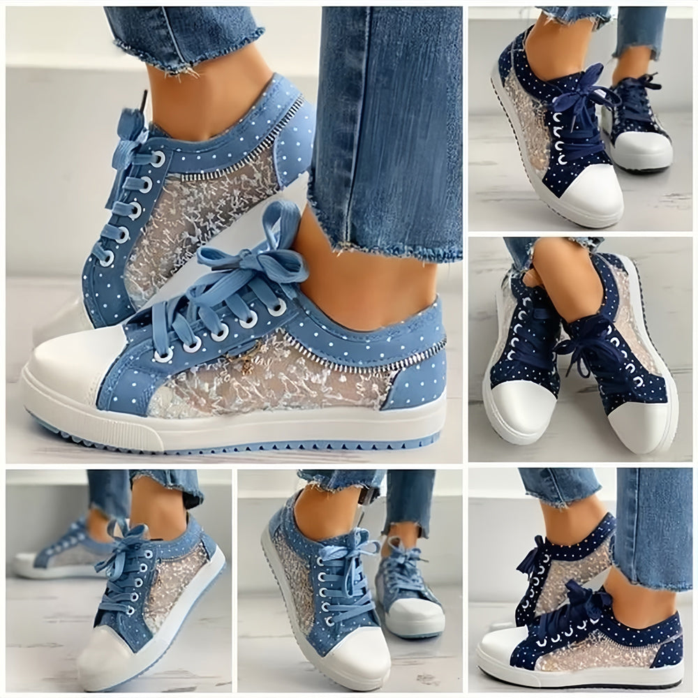 Ivy™ | Women’s Stylish Lace-Up Sneakers