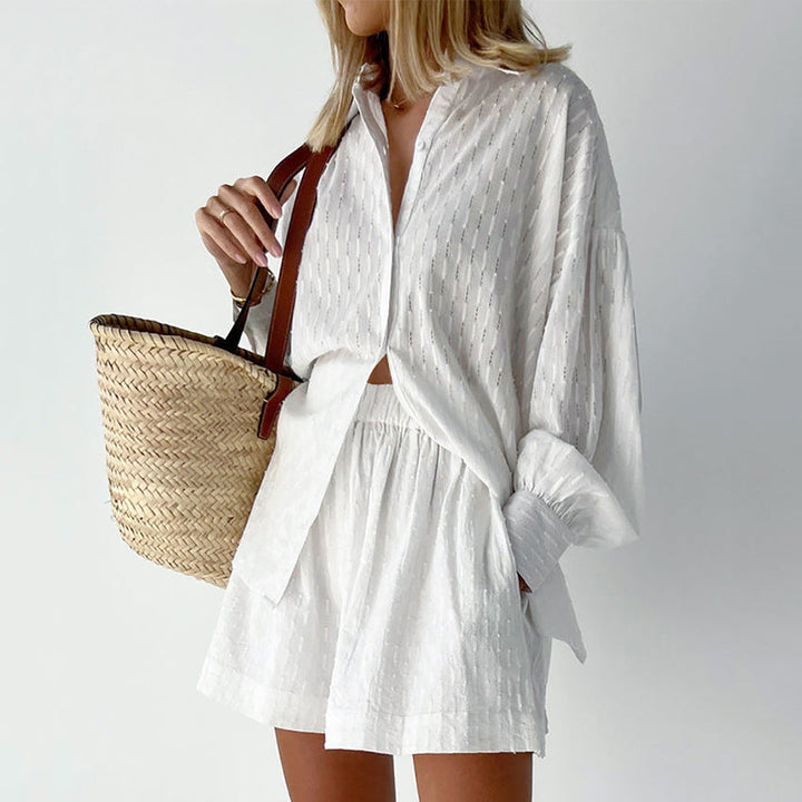 Cesca | Chic Shirt & Shorts Set ( Almost out of stock)