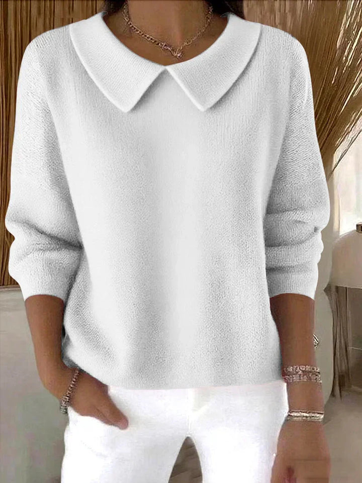 Savrani™ | Comfortable long-sleeved cotton sweater