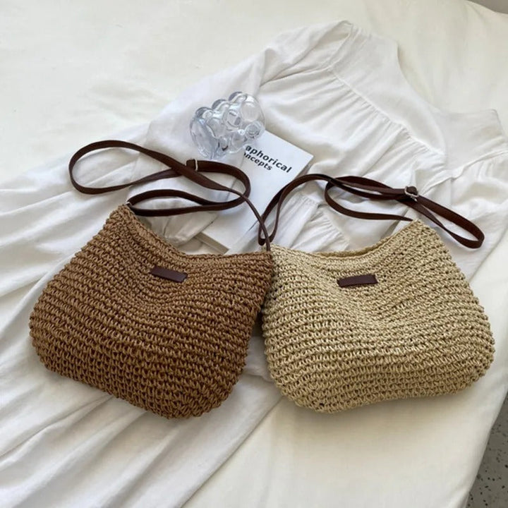 Stassie-Straw shoulder bag