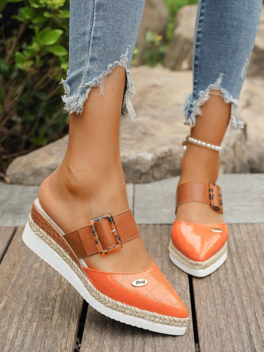 Alyssa™ - Stylish Wedge Sandals