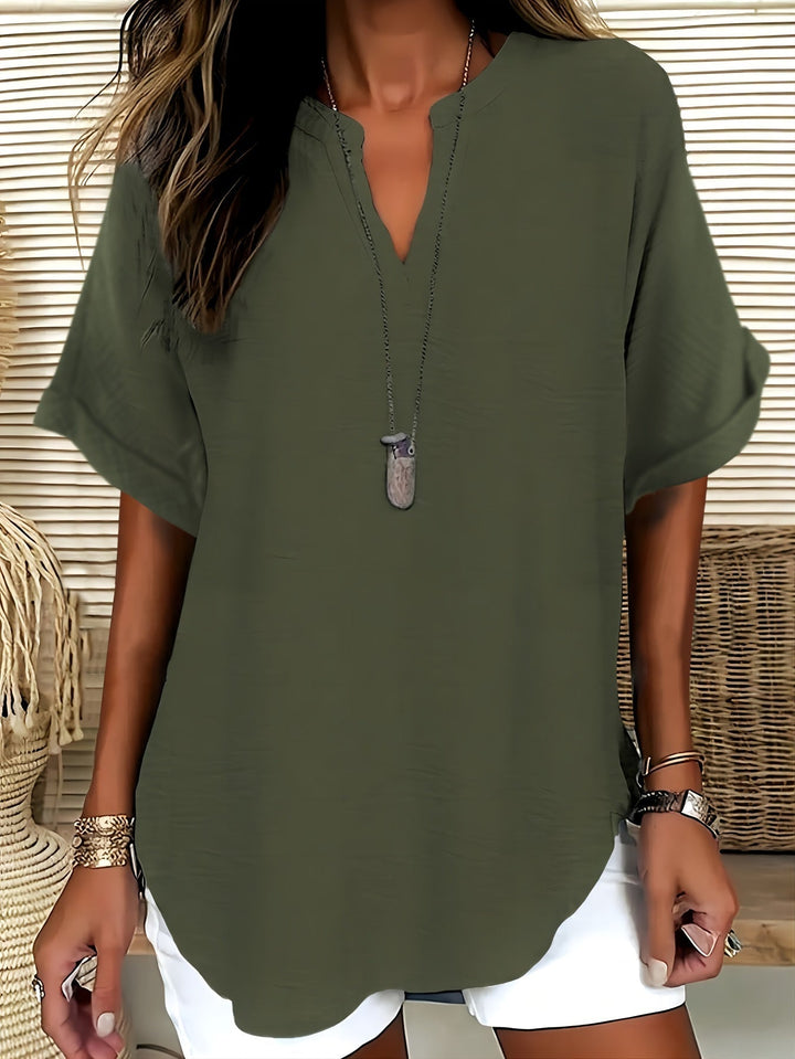 RILEY | RELAXED V-NECK EVERYDAY TEE