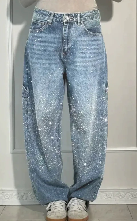 Elegant Balloon Jeans In Black