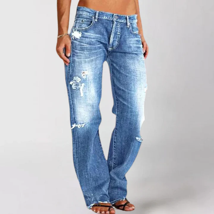 Vikki™ | Loose Wide-Leg Denim Jeans