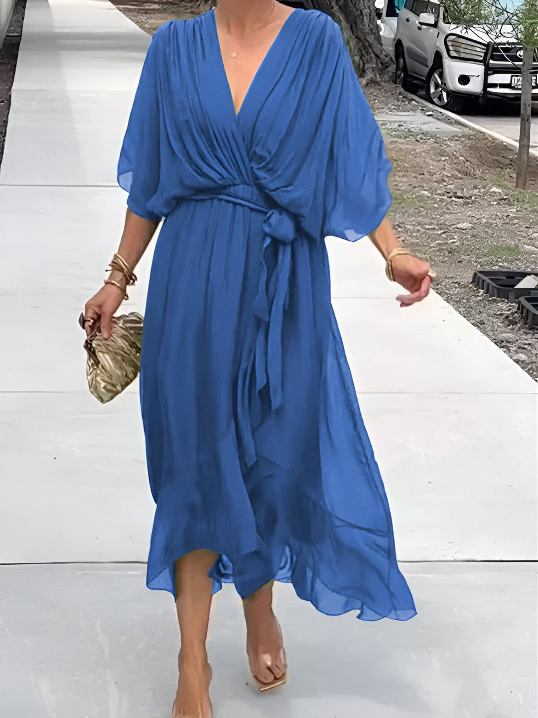 Monica™ | V-neck dress