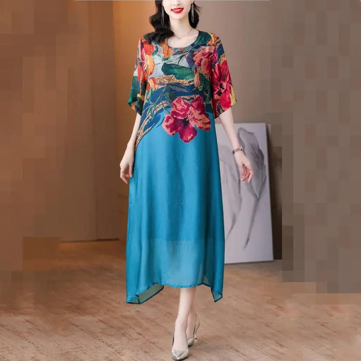 Debby | Elegant Dress with Floral Print