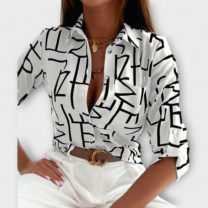 Baily-Blouse with Classic Collar