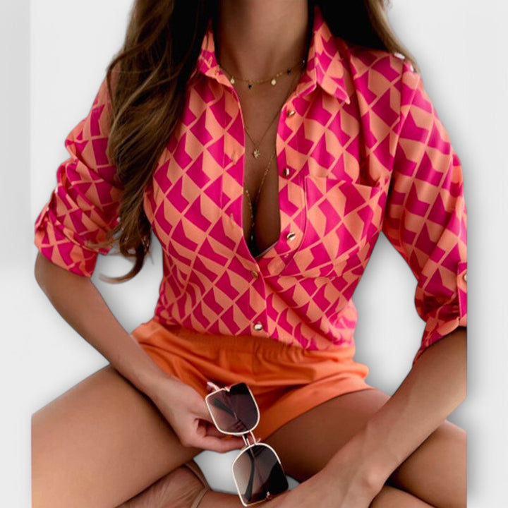 Baily-Blouse with Classic Collar